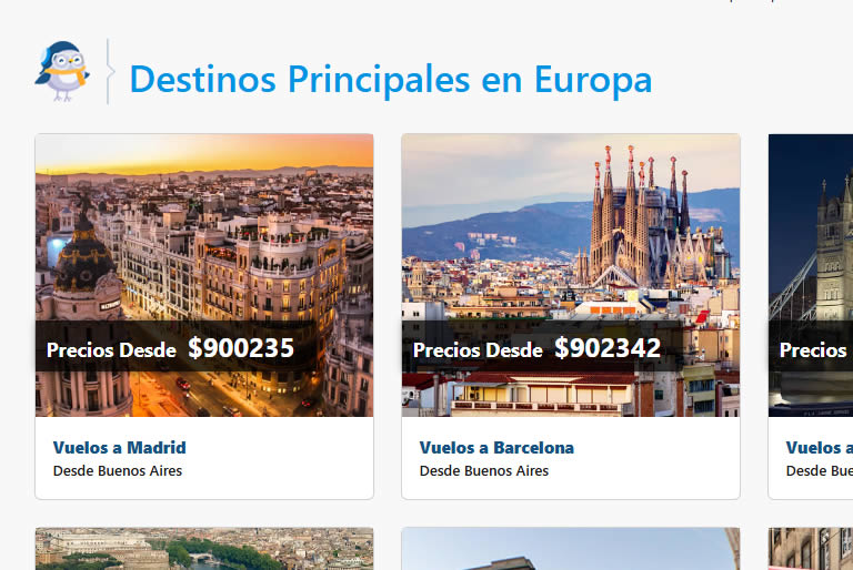 low cost destinations